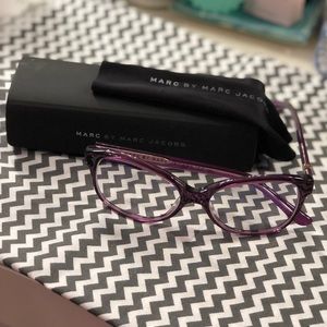 Marc By Marc Jacobs purple glasses frames